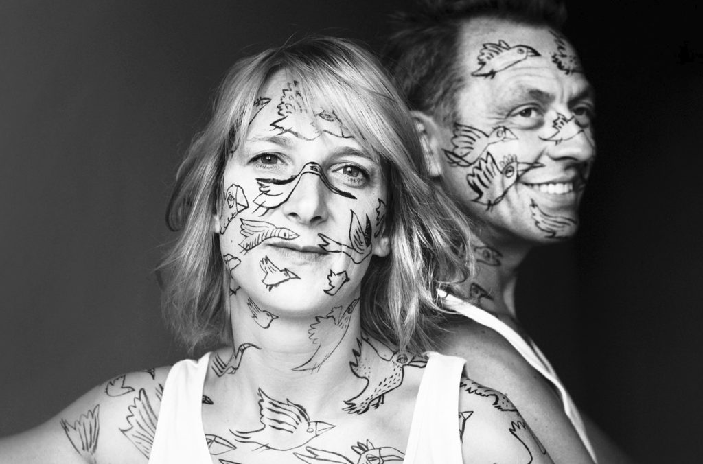 Tandem, Alexandra Lehmler und Matthias Debus, Foto schwarzweiß